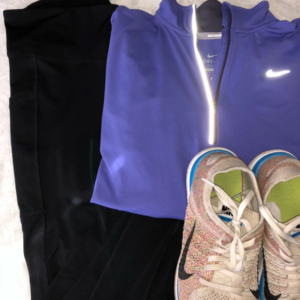 Nike dri-fit quarter zip